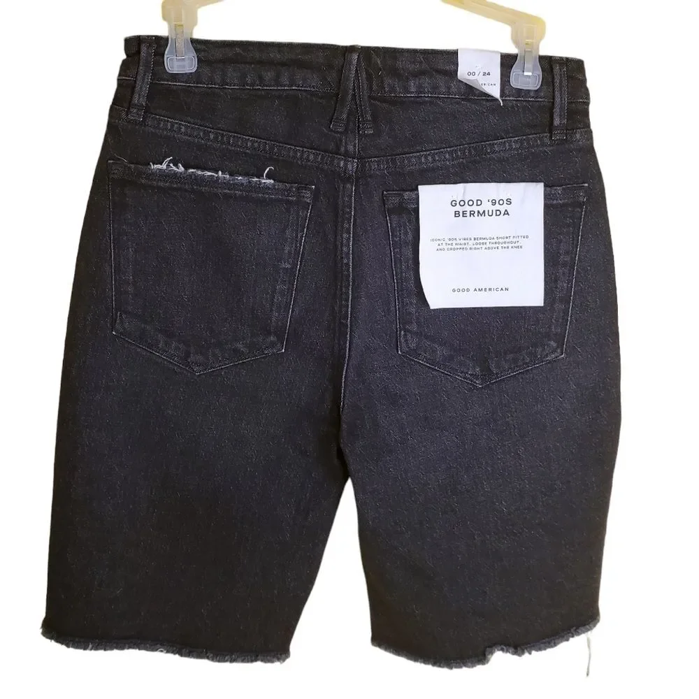 NWT Good American Bermuda Shorts Size 00/24